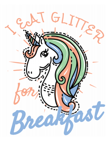 I eat glitter