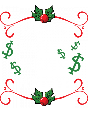 Dear Santa, send rent!